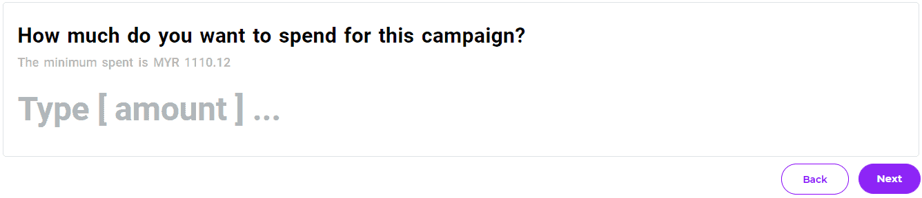 campaign amount