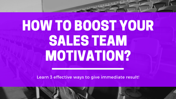 sales team motivation. 